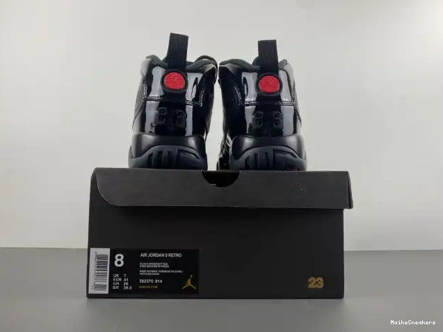 MaikeSneakers Bred 302370-014 9 Air Retro Patent Jordan 0618